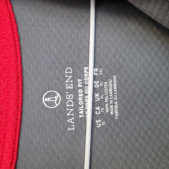 Lands End light zip up - Picture 4 of 6